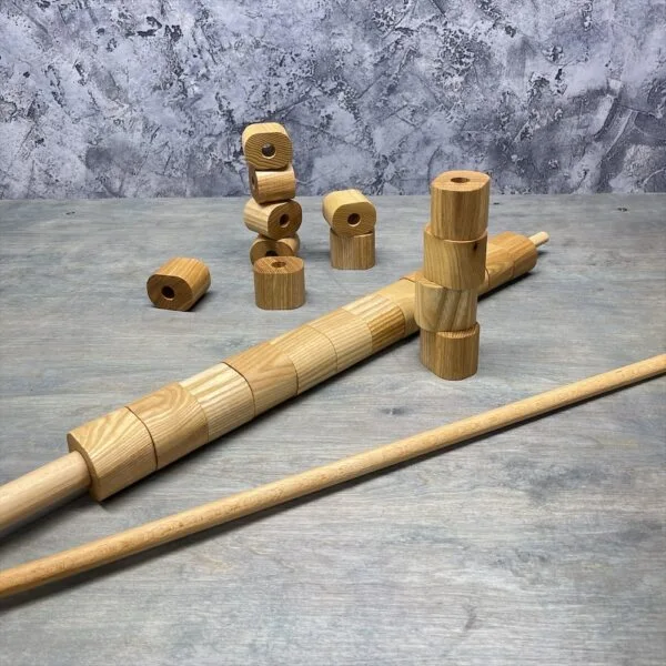 Настольная игра из дерева Башня из колец Форт Боярд Лайт