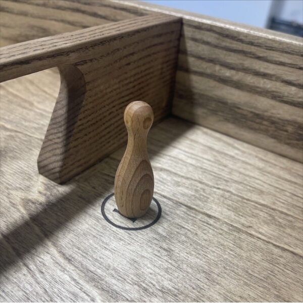 Настольная игра из дерева Боулинг с волчком L