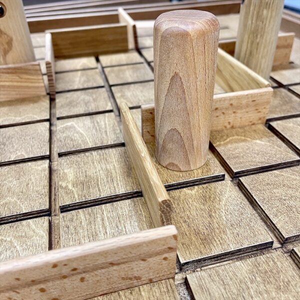 Настольная игра из дерева Балансир и Коридор 2 в 1