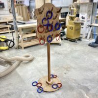 Напольная игра из дерева Кольцеброс XL