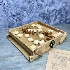 Настольная игра из дерева Домино Форт Боярд S