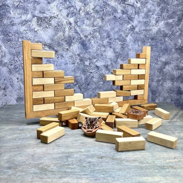 Настольная игра из дерева Кирпичики L