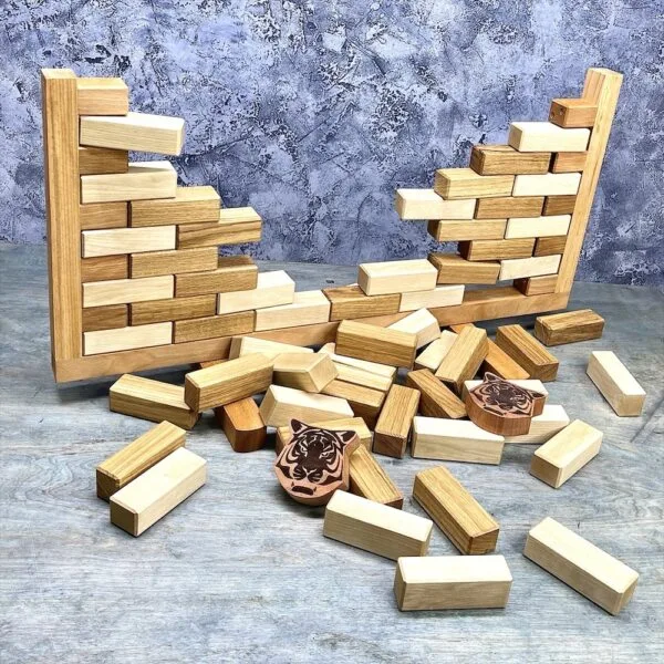 Настольная игра из дерева Кирпичики L