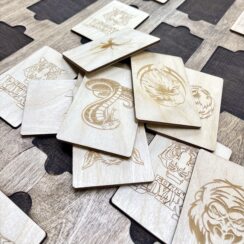 Настольная игра из дерева «Плинко и Мемори» L 2 в 1