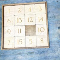 Настольная игра из дерева Пятнашки Лайт