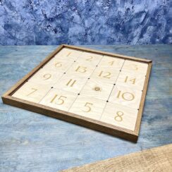 Настольная игра из дерева Пятнашки Лайт