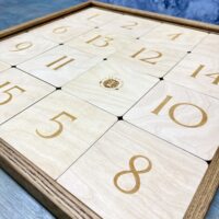 Настольная игра из дерева Пятнашки Лайт