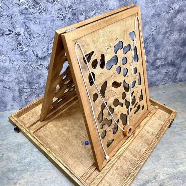 Настольная игра из дерева Мемори и Рошфор 2 в 1