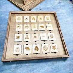Настольная игра из дерева Мемори и Рошфор 2 в 1