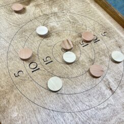 Настольная игра из дерева Стрельба по мишени на 2-х игроков L