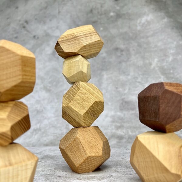 Настольная игра из дерева Туми Иши 10 камней XS