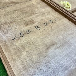 Настольная игра из дерева Вышибалы и Стрельба по мишени на 2-х участников 2 в 1