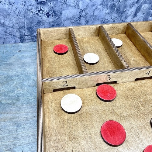 Настольная игра из дерева «Жульбак» XL из фанеры