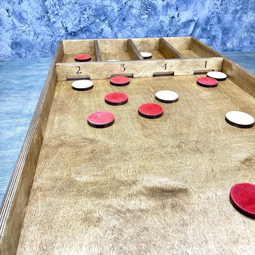 Настольная игра из дерева «Жульбак» XL из фанеры