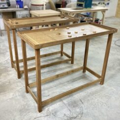 Деревянная игра  «Аэрохоккей и Стрельба по мишени» на 2-х игроков L 2 в 1