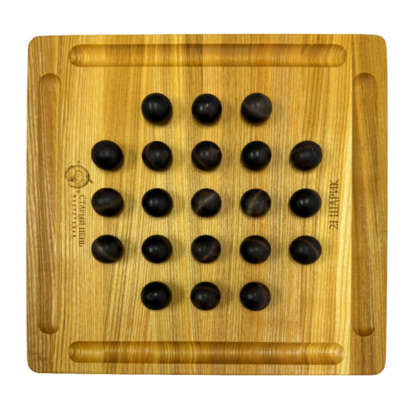 Настольная игра из дерева «21 шарик» XS