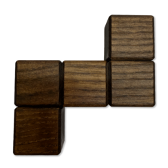 Деревянная головоломка «Тетрис 3D куб»