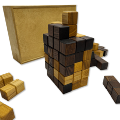 Деревянная головоломка «Тетрис 3D куб»