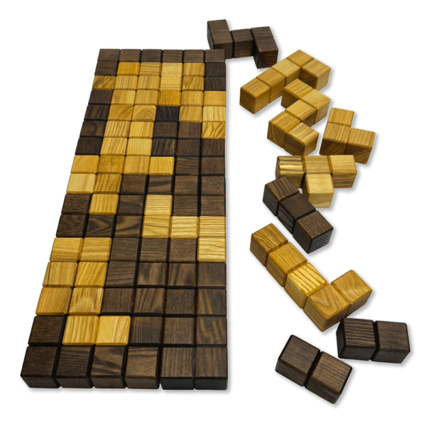 Деревянная головоломка «Тетрис 3D куб»