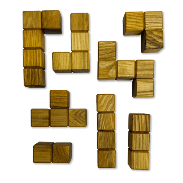 Деревянная головоломка  «Тетрис 3D куб» М