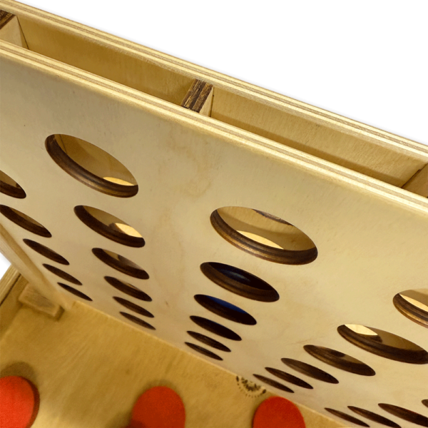 Настольная игра из дерева «4 в ряд» Лайт