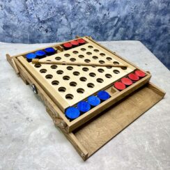 Настольная игра из дерева 4 в ряд M
