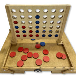 Настольная игра из дерева «4 в ряд» M