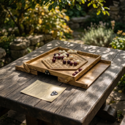 Настольная игра из дерева «Абалон» M