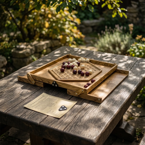 Настольная игра из дерева «Абалон» M