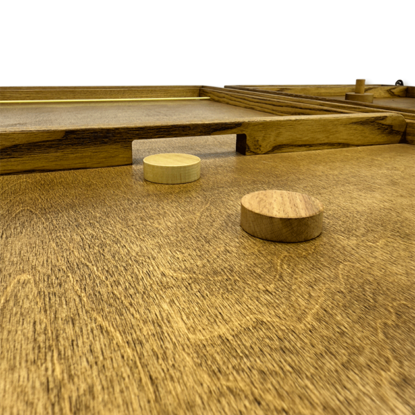 Деревянная игра  «Аэрохоккей и Стрельба по мишени» на 2-х игроков L 2 в 1