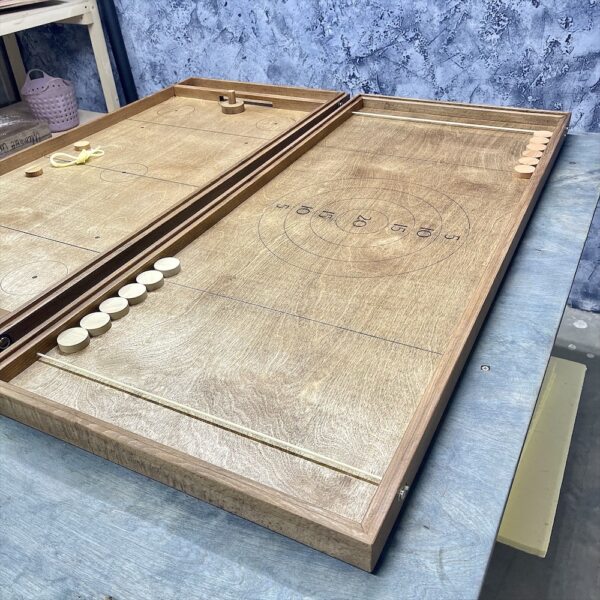 Деревянная игра  Аэрохоккей и Стрельба по мишени на 2-х игроков L 2 в 1 Деревянная игра  Аэрохоккей и Стрельба по мишени на 2-х игроков L 2 в 1