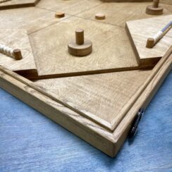 Настольная игра из дерева «Аэрохоккей на 4-х игроков» L