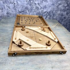 Настольная игра из дерева Аэрохоккей на 4-х игроков и Магнитные шарики 2 в 1