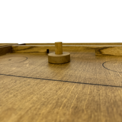 Деревянная игра  «Аэрохоккей и Вышибалы» на 2-х игроков L 2 в 1