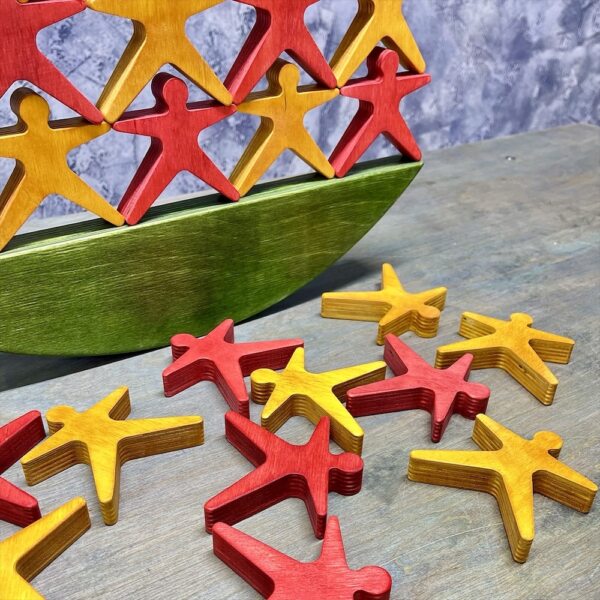 Настольная игра из дерева Акробаты в коробке № 2 S