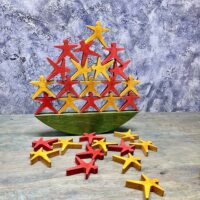 Настольная игра из дерева Акробаты в коробке № 2 S