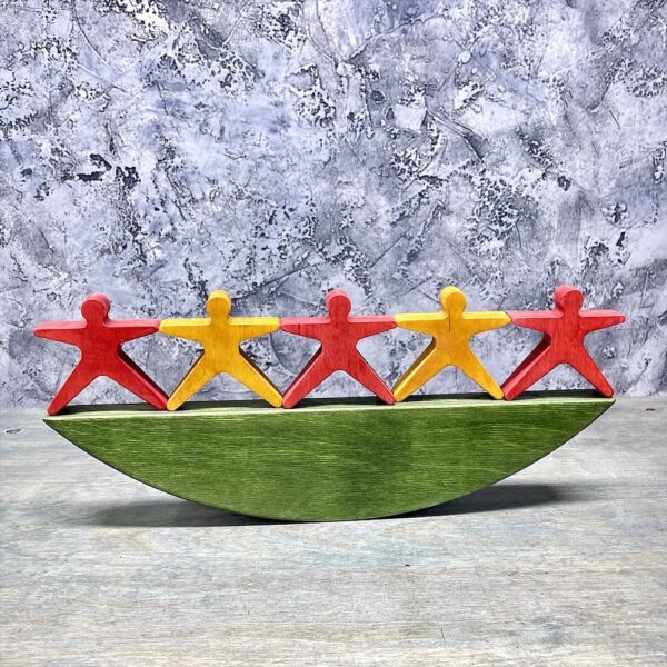 Настольная игра из дерева Акробаты в коробке № 2 S