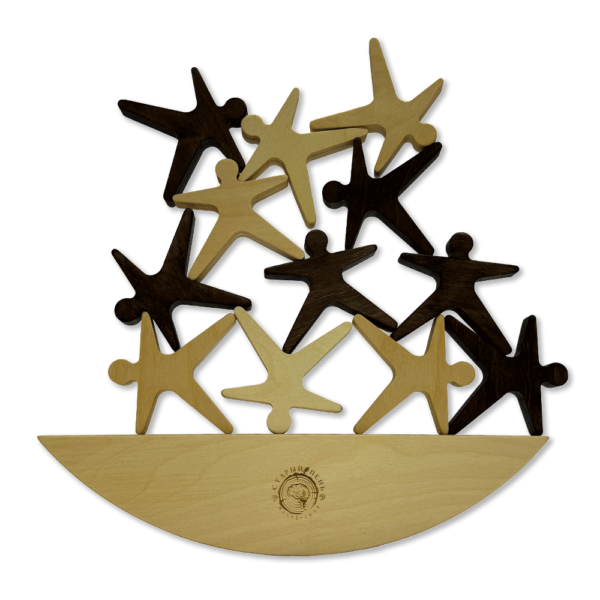 Настольная игра из дерева «Акробаты» в коробке № 3 S