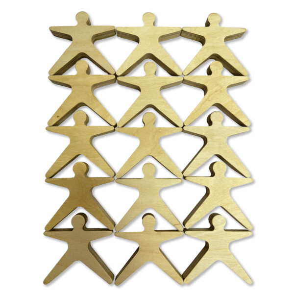 Настольная игра из дерева «Акробаты» в коробке № 3 S