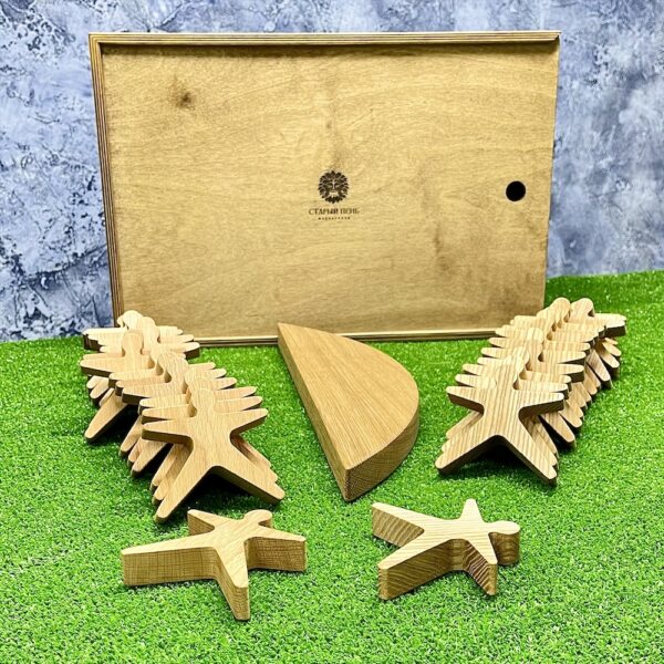 Настольная игра из дерева Акробаты в коробке S