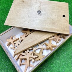 Настольная игра из дерева Акробаты в коробке S