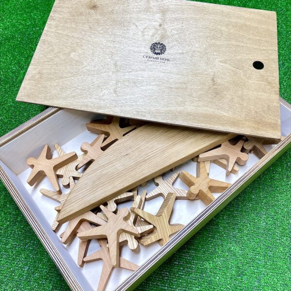 Настольная игра из дерева Акробаты в коробке S