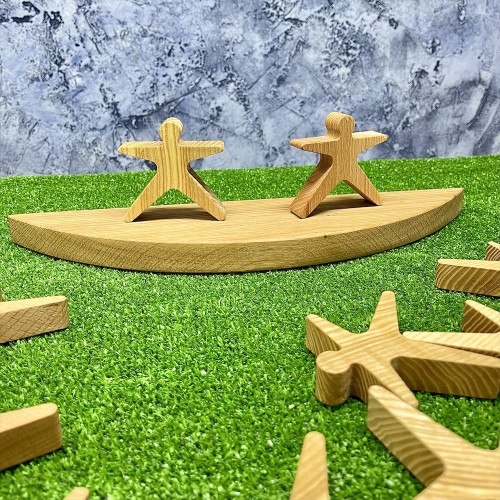 Настольная игра из дерева «Акробаты» в коробке S