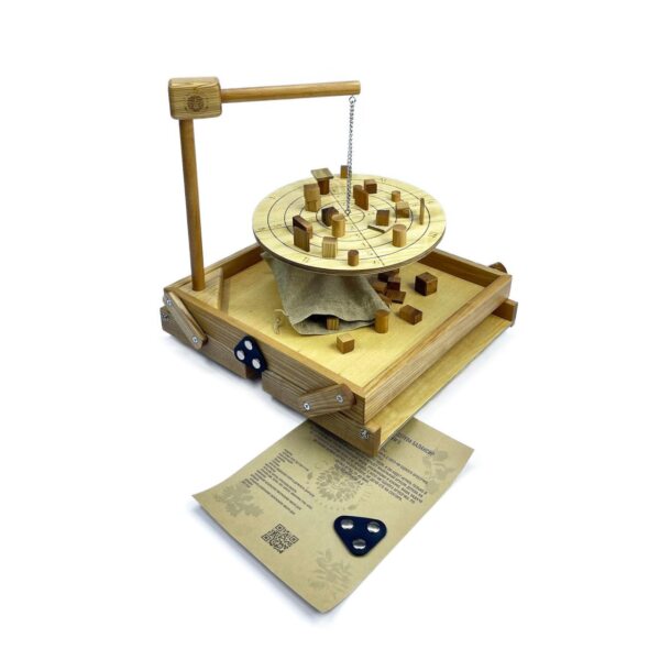 Настольная игра из дерева «Балансир» Премиум S