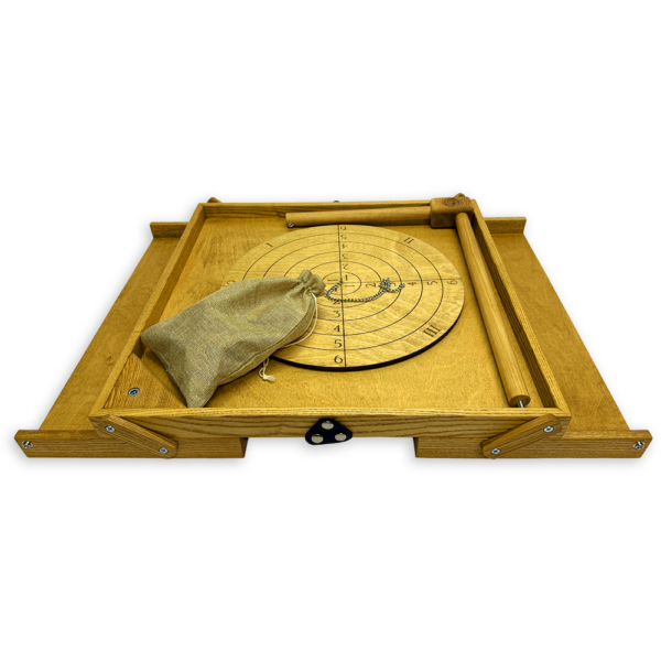 Настольная игра из дерева «Балансир» с открывающимися крышками M