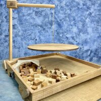 Настольная игра из дерева «Балансир» с открывающимися крышками M