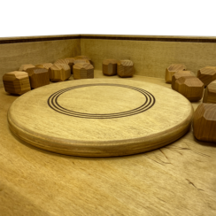 Игра из дерева «Балансирующая Полусфера» с камнями Лайт в пенале