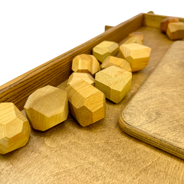 Настольная игра из дерева «Балансирующая Полусфера» с камнями M 