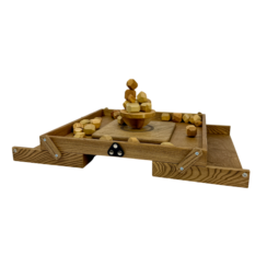 Настольная игра из дерева Балансирующая Полусфера с камнями M