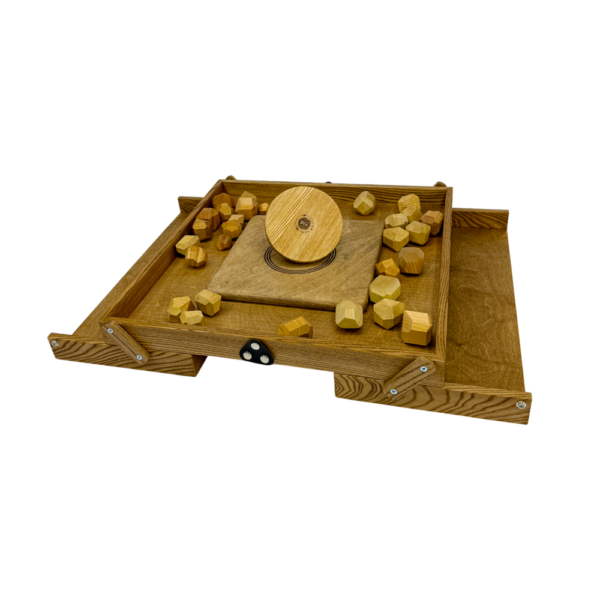 Настольная игра из дерева «Балансирующая Полусфера» с камнями M 